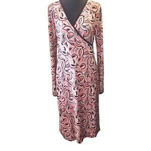 Max and Cleo Long Sleeve Midi Vintage Dress